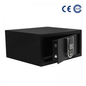 Factory supplied Manufacture Price Security Metal Wardrobe Top Open Hotel Safe Locker - Hotel  Fashionable Style Digital Safe Box K-BE001 – Mdesafe