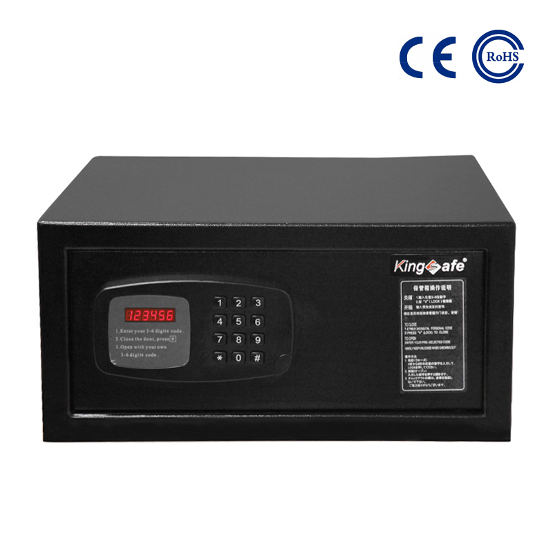 Online Exporter Digital Key Cabinet - Factory Price Digital Password Electronic Laptop Safe for Hotel Room K-BE200 – Mdesafe detail pictures