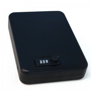 Small Pistol Box With Combination Lock Hand Gun Safe Box CH-45C