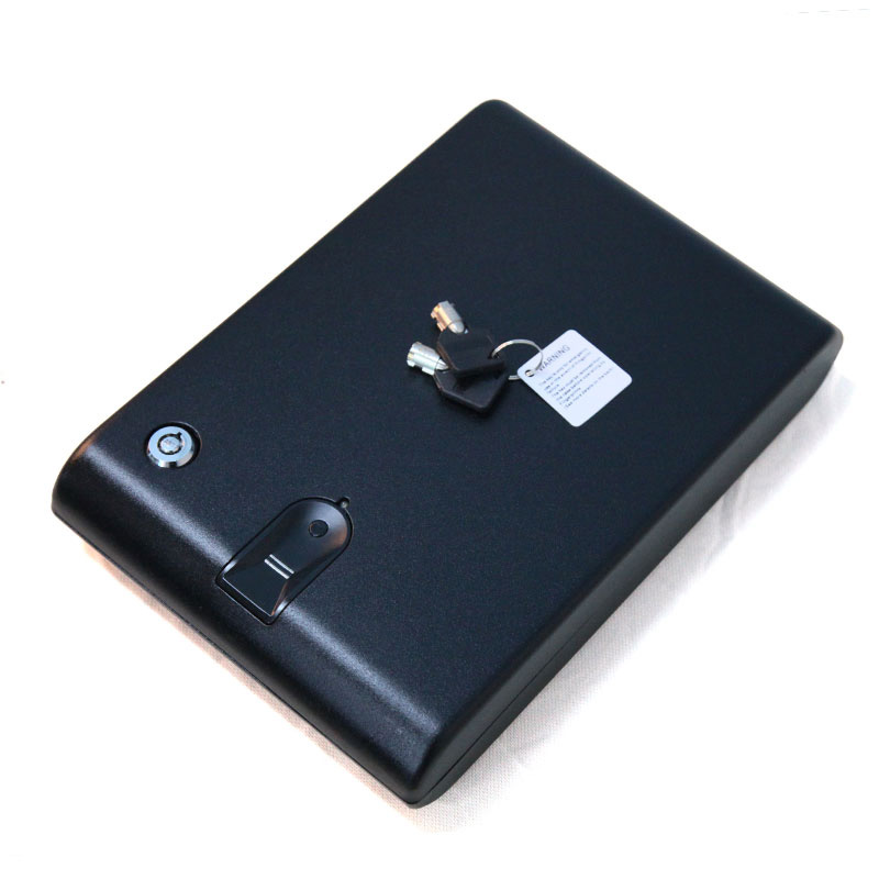 Well-designed Digital Security Safe Box - Biometric Fingerprint Storage Safe Box Black Steel Pistol Box D-120 – Mdesafe