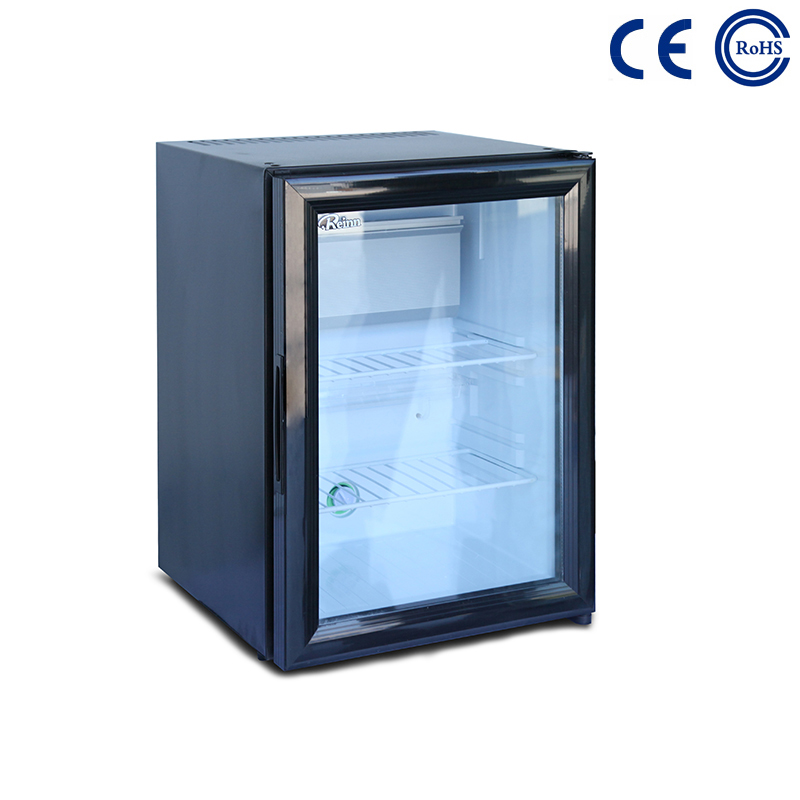 8 Year Exporter Mini Refrigerator With Glass Door - Glass Door Hotel and Home Use Mini Beverage Fridge M-25T – Mdesafe detail pictures
