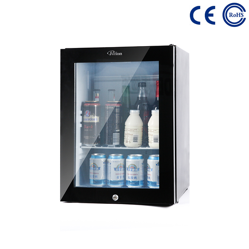 Europe style for Hotel Mini Fridge - Glass Door Hotel and Home Use Mini Beverage Fridge M-25T – Mdesafe detail pictures