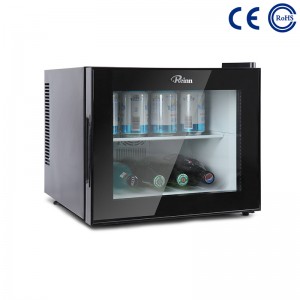 PriceList for Glass Door Hotel And Home Use Mini Beverage Fridge - Mini Display Refrigerator 22L Hotel Mini Bar Custom Mini Fridge M-22BC – Mdesafe