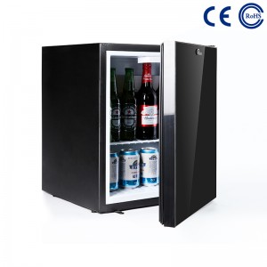 Mirror Glass Door Hotel Mini Bar Fridge Professional Hotel Minibar Fridge M-30C