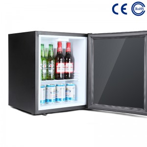 Mirror Glass Door Hotel Mini Bar Fridge Professional Hotel Minibar Fridge M-30C