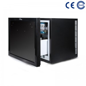 Chipinda cha alendo cha Hotelo Eco-Friendly Minibar Firiji Thermoelectric Drawer M-45C