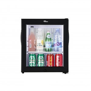 Glass Door Hotel and Home Use Mini Beverage Fridge M-25T